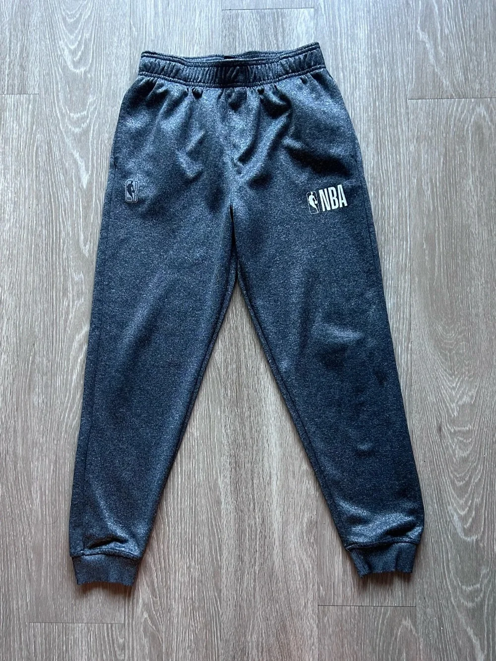 NBA Boys Fleece Jogger Sweatpants Charcoal Grey Size 14/16